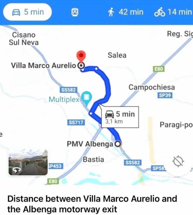 Cisano sul Neva Villa Marco Aurelio المظهر الخارجي الصورة